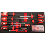 RS PRO Pozidriv; Slotted Bit Holder & Standard Screwdriver Set, 39-Piece