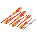 RS PRO Phillips; Slotted Insulated Screwdriver Set, 7-Piece