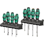 Wera Phillips; Pozidriv; Slotted; Torx Screwdriver Set, 14-Piece