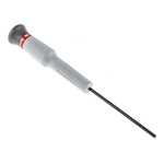 Facom Hexagon Precision Screwdriver, 2.5 mm Tip, 75 mm Blade, 168 mm Overall