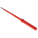 Wera Slotted Insulated Screwdriver Blade, 2.5 x 0.4 mm Tip, 154 mm Blade, VDE/1000V, 154 mm Overall