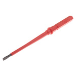 Wera Slotted Insulated Screwdriver Blade, 4 x 0.8 mm Tip, 154 mm Blade, VDE/1000V, 154 mm Overall
