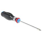 Facom Pozidriv Screwdriver, PZ2 Tip, 125 mm Blade, 245 mm Overall