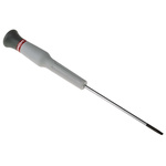Facom Slotted Precision Screwdriver, 2.5 mm Tip, 75 mm Blade, 157 mm Overall