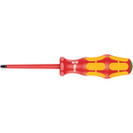 Wera Torx Insulated Screwdriver, T15 Tip, 80 mm Blade, VDE/1000V, 178 mm Overall