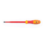 RS PRO Slotted Insulated Screwdriver, 8 x 1.2 mm Tip, 175 mm Blade, VDE/1000V, 295 mm Overall