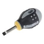 Bahco Slotted Screwdriver, 6.5 x 1.2 mm Tip, 25 mm Blade, 83 mm Overall