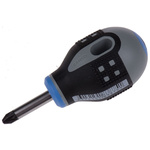 Bahco Pozidriv Screwdriver, PZ2 Tip, 25 mm Blade, 83 mm Overall