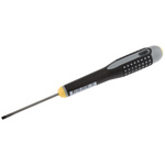 Bahco Slotted Screwdriver, 3 x 0.5 mm Tip, 60 mm Blade, 182 mm Overall