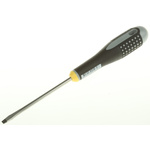 Bahco Slotted Screwdriver, 5.5 x 1 mm Tip, 100 mm Blade, 222 mm Overall