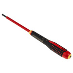 Bahco Slotted Screwdriver, 4 x 0.8 mm Tip, 100 mm Blade, VDE/1000V, 222 mm Overall