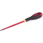 Bahco Slotted Screwdriver, 6.5 x 1.2 mm Tip, 150 mm Blade, VDE/1000V, 272 mm Overall