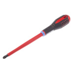 Bahco Pozidriv Screwdriver, PZ3 Tip, 150 mm Blade, VDE/1000V, 272 mm Overall