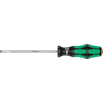 Wera Slotted Screwdriver, 5.5 mm Tip, 125 mm Blade