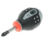 Bahco Phillips Stubby Screwdriver, PH2 Tip, 25 mm Blade, 83 mm Overall