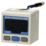 SMC Pressure Switch, Push In 1/4 -101kPa to 0 kPa