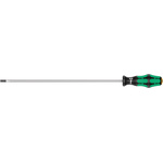 Wera Slotted Screwdriver, 5.5 mm Tip, 300 mm Blade, 398 mm Overall