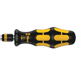 Wera Hexagon Bit Holder Screwdriver, 1/4 in Tip, 119 mm Overall