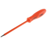 ITL Insulated Tools Ltd Slotted Insulated Screwdriver, 3 x 0.5 mm Tip, 75 mm Blade, VDE/1000V, 150 mm Overall