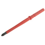 Wera Phillips Insulated Screwdriver Blade, PH2 Tip, 154 mm Blade, VDE/1000V, 154 mm Overall