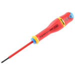 Facom Pozidriv Insulated Screwdriver, PZ0 Tip, 75 mm Blade, VDE/1000V, 179 mm Overall