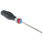 Facom Pozidriv Screwdriver, PZ1 Tip, 100 mm Blade, 209 mm Overall