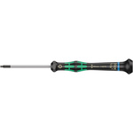 Wera Hexagon Precision Screwdriver, 5/64 in Tip, 60 mm Blade, 157 mm Overall