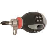 Bahco Phillips Stubby Screwdriver, PH2 Tip, 25 mm Blade, 83 mm Overall