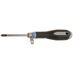 Bahco Pozidriv Screwdriver, PZ2 Tip, 100 mm Blade, 222 mm Overall