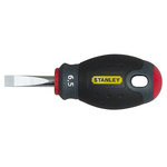 Stanley Slotted Stubby Screwdriver, 6.5 mm Tip, 30 mm Blade