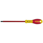 Stanley Slotted Insulated Screwdriver, 5.5 mm Tip, 150 mm Blade, VDE/1000V