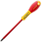 Stanley Pozidriv Insulated Screwdriver, PZ2 Tip, 125 mm Blade, VDE/1000V