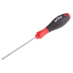 Wiha Slotted  Screwdriver, 0.8 x 4 mm Tip, 100 mm Blade, 211 mm Overall