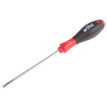 Wiha Slotted  Screwdriver, 4.5 x 0.8 mm Tip, 125 mm Blade, 236 mm Overall