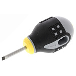 Bahco Slotted Screwdriver, 4 x 0.8 mm Tip, 25 mm Blade, 83 mm Overall