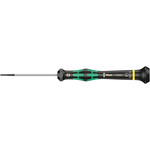 Wera Slotted Precision Screwdriver, 1.8 x 0.3 mm Tip, 60 mm Blade