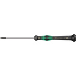 Wera Pozidriv Precision Screwdriver, PZ1 Tip, 80 mm Blade, 177 mm Overall