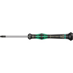 Wera Tamperproof Torx Precision Screwdriver, T20 Tip, 60 mm Blade, 157 mm Overall