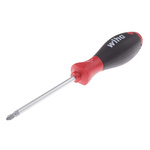 Wiha Pozidriv  Screwdriver, PZ2 Tip, 100 mm Blade, 218 mm Overall