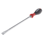 Wiha Slotted  Screwdriver, 14 mm Tip, 250 mm Blade, 371 mm Overall