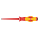 Wera Phillips, Torx Insulated Screwdriver, T6 Tip, 80 mm Blade, VDE/1000V, 161 mm Overall