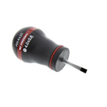 Facom Slotted Stubby Screwdriver, 4 x 0.8 mm Tip, 25 mm Blade, 81 mm Overall