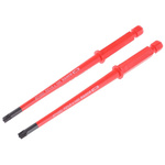 Bahco Pozidriv Screwdriver Blade, PZ1 Tip, 100 mm Blade, VDE/1000V