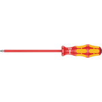 Wera Pozidriv Insulated Screwdriver, PZ1 Tip, 150 mm Blade, VDE/1000V, 248 mm Overall