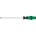 Wera Slotted Screwdriver, 3 mm Tip, 150 mm Blade, 231 mm Overall