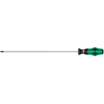 Wera Pozidriv Screwdriver, PZ1 Tip, 300 mm Blade, 398 mm Overall