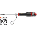 Facom Slotted Screwdriver, 2.5 mm Tip, 75 mm Blade, 169 mm Overall