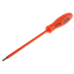 ITL Insulated Tools Ltd Slotted Insulated Screwdriver, 3 x 0.5 mm Tip, 100 mm Blade, VDE/1000V, 175 mm Overall