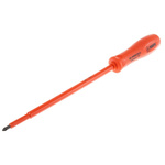 ITL Insulated Tools Ltd Pozidriv Insulated Screwdriver, PZ1 Tip, 200 mm Blade, VDE/1000V, 280 mm Overall