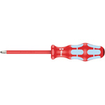 Wera Pozidriv Insulated Screwdriver, PZ1 Tip, 80 mm Blade, VDE/1000V, 178 mm Overall